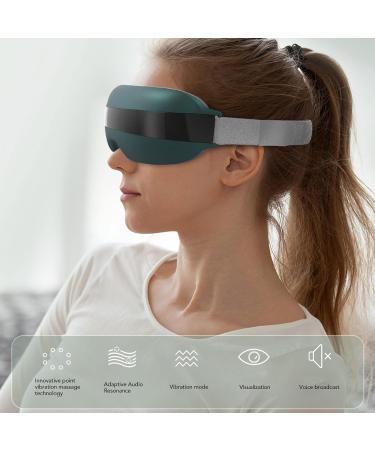Dekaim Visual Eye Massager - Rechargeable Adjustable Vibration Device for Eye Relief & Music Therapy | International Shipping - Buy Online on GoSupps.com