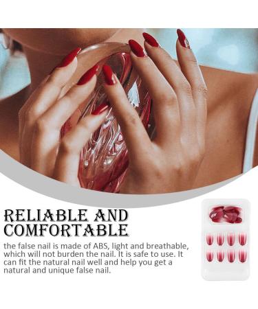 dijiusidy False Nail Fashionable Various Shapes Fingernail Full Coverage Strong Viscosity Adjustable Paster for Manicure Art 27 F741 27 1 count (Pack of 1) - Buy Online on GoSupps.com