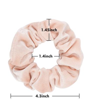 Whaline Velvet Hair Scrunchies - 20 Colors Elastic Hair Bands for Girls and Women - Buy Online on GoSupps.com