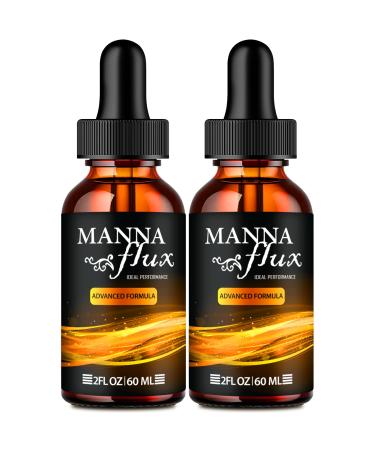 Manna flux Drops Mannaflux Support Supplement Liquid Drops - Maximum Strength Manna Flux Health & Wellness Drops Mannaflux All Natural Formula Manna Flux Liquid Drops Reviews (2 Pack)