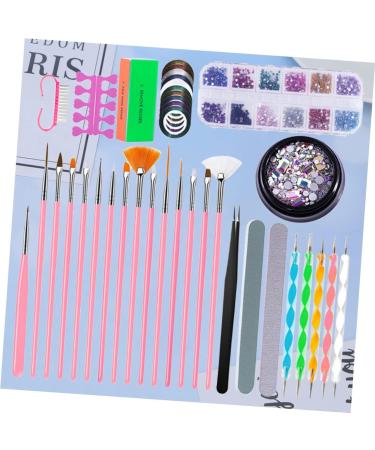 Healeved 3 Sets Nail Dotting Tools Nail Buffers Nail Files Kit Nail Diamond Kit Crystal Kit Pro Tools para U as Nail Polish Kits Nail Supplies Kit Nail Art Brush Nail Art Kit Suite Manicure - Buy Online on GoSupps.com