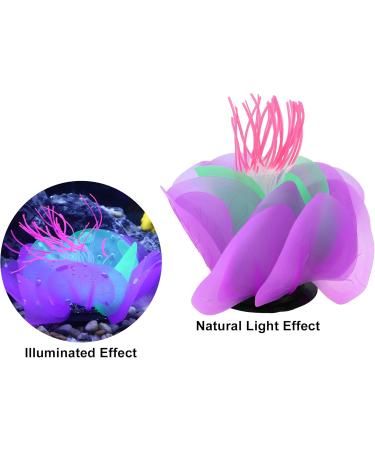 Buy VOCOSTE Purple Aquarium Simulation Coral Water Flower - Realistic Silicone Decoration for Aquariums | International Shipping Available - Buy Online on GoSupps.com
