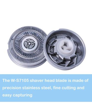 SW-S7105 Replacement Shaver Head Blades | Compatible with Waterproof Electric Razor Wet & Dry | High-Quality Rotary Shaver Blades with Cleaning Brush - Buy Online on GoSupps.com