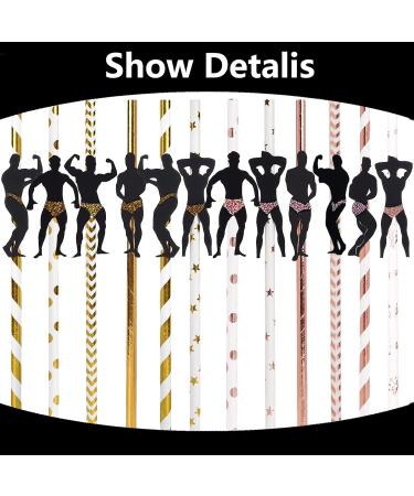 Bachelorette Party Supplies 24 Pcs Bachelorette Straws Bachelorette Party Decorations Straws Bachelorette Party Decorations for Birthday Parties Bridal Shower Bachelorette Party Games - Buy Online on GoSupps.com