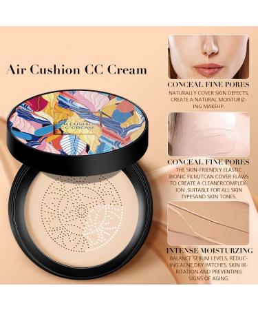Apartmentm 2024 New Mushroom Head Air Cushion CC Cream Apartment CC Cream BB Cream Face Make Up Long-Lasting Matte Waterproof Moisturizing Concealer Cream Foundation (Natural Color) - Buy Online on GoSupps.com