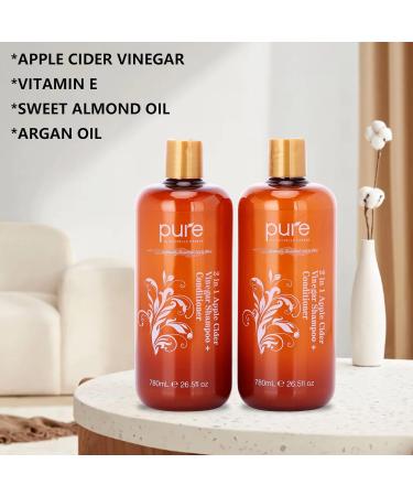 Rachelle Parker Parker Apple Cider Vinegar 2 in 1 Shampoo and Conditioner for Damaged Hair. 26.5 Fl Oz Pack Of 2 - Buy Online on GoSupps.com
