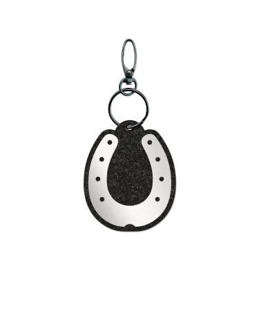 Reflexy horseshoe reflector pendant-recycling felt pedestrian reflector Reflector supporter horseshoe ride horse riding riding luck happiness symbol luck lucky charm rider rider