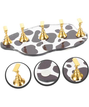 DRESSOOS 2 Sets base Palette nail nail holder for painting nails fake nail stand with base nail tips stand holder nail frame the cow nail stand easel artificial false nails - Buy Online on GoSupps.com