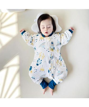 Chilsuessy Baby Sleeping Bag with Feet 2.5 Tog | Winter Wearable Blanket for Boys and Girls | Spaceship Design | 2-3 Years Size - Buy Online on GoSupps.com
