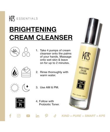 KPS Essentials Triple Cleansing Method - Deep Cleanse Brighten & Exfoliate | Oil Cream & Probiotic Toner for All Skin Types - Radiant & Refreshed Skin - Buy Online on GoSupps.com