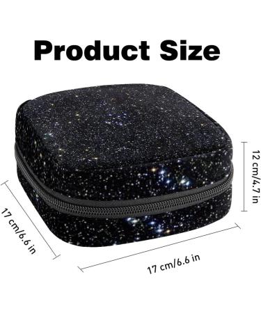 Galaxy Star Planet Sanitary Napkins Storage Bag for Teen Girls & Women - Menstruation Pad & Menstrual Cup Pocket with Zipper - Buy Online on GoSupps.com