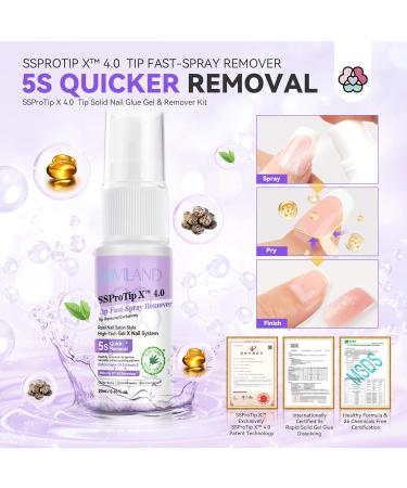 SAVILAND Solid Nail Glue Gel & Remover Kit | Strong Adhesive & UV Light for Press-On Nails | Complete Nail Tools for Gel Application & Easy Removal - Buy Online on GoSupps.com