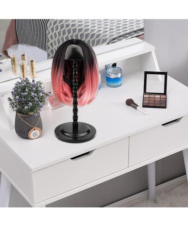 Kaiersi 2 PCS Wig Stand - Portable 14.1 Inch Hat Display for Multiple Wigs - No Slip Stable Design - Easy Assembly - Black - Buy Online on GoSupps.com