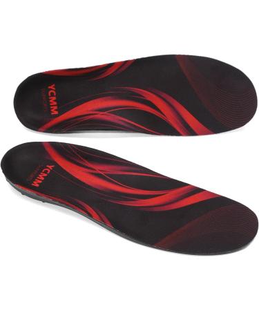 YCMM Heavy-Duty Orthotic Insoles for Plantar Fasciitis Relief - High Arch Support Inserts for Men & Women - Comfort for Flat Feet - Ideal Work Boot Insoles - Size M (Men 9-10.5/Women 10-11.5 - Buy Online on GoSupps.com