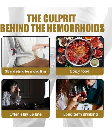 KYZTMHC GAOP Hemorrhoid Crema 50% Hemorrhoids Ointment Natural Soothe Herbal Hemorrhoid Ointment Herbal Hemorrhoids Relief Cream for Men & Women (2pcs) - Buy Online on GoSupps.com