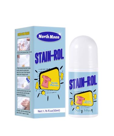 2 Stain Remover Stain Remover for Clothes and Fabric - Clothes Stain Remover Roller Ball Design for Food Cosmetics Drinks Stains Wynott 2 Pcs 50ml