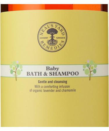 Neal's Yard Remedies Baby Bath & Shampoo | Plant-Based Care for Newborn's Gentle Skin | 950ml Refill - Buy Online on GoSupps.com