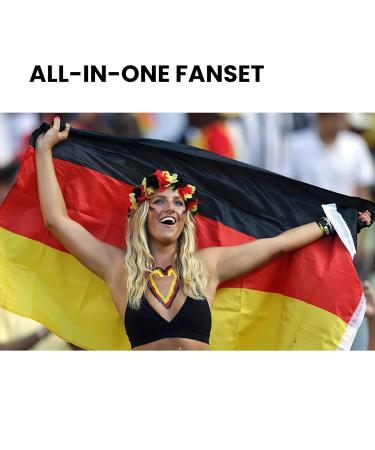 Shop Germany EM 2024 Fan Articles: Classic Set Flags Chains & Deco Gear for World Cup Celebrations - Buy Online on GoSupps.com