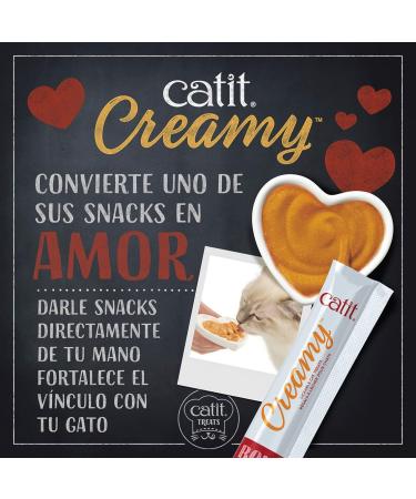 Buy Catit Creamy Treats for Cats - 4 Pack Salmon & Shrimp 40g | International Shipping Available - Buy Online on GoSupps.com