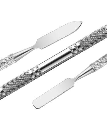 Wismee 5Pcs Makeup Spatula Set | Professional Stainless Steel Cosmetics Mixer | Long Metal Depotting Mixing Tool (#1+#2) - Buy Online on GoSupps.com
