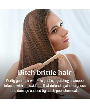 Malibu C Swimmers Wellness Shampoo (9 oz) - Paraben & Sulfate-Free Formula for Dry Hair - Protect Against Chlorine & Ocean Damage - Prevent Green Hair - Buy Online on GoSupps.com