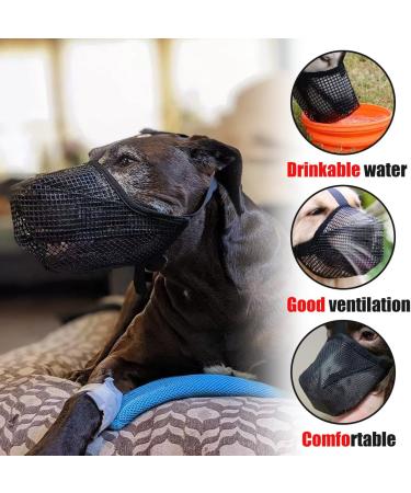 Anti-Poison Bait Dog Muzzle - Soft Adjustable Mesh for Small Medium & Large Dogs | Food Protection & Chew Prevention - Buy Online on GoSupps.com