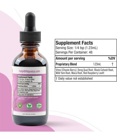Balanced Femme: Natural PMS & Menopause Support with Black Cohosh | Herbal Liquid Blend for Hot Flashes - Buy Online on GoSupps.com