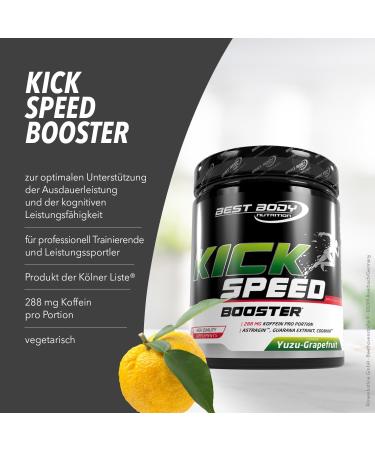 Best Body Nutrition Professional Kick Speed Booster - Yuzu Grapefruit - 600g | International Shipping Available - Buy Online on GoSupps.com