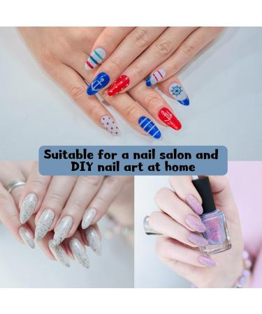 Almond-Shaped Nail Tips - 120 Soft Gel Extensions Clear Acrylic Nails for Women - 12 Sizes Available - Buy Online on GoSupps.com