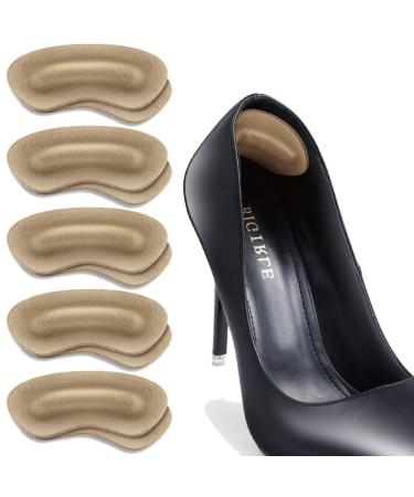 Premium Leather Heel Pads Liner Cushions Inserts for Shoes Too Big  Heel Grips for Heel Pain Filler Protect Improved Women Men Shoe Fit and Comfort  5 Pairs (Nude 0.3 inch)   - Buy Online on GoSupps.com