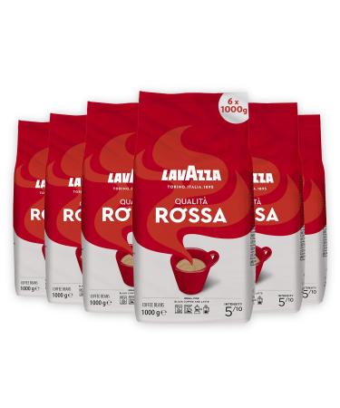 Lavazza Qualita Rossa coffee beans 1 kg 6 Coffee 1 kg (pack of 6)