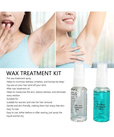 Presewax Treatment Spray & Wax Set | Skin-Friendly Hair Removal for Women - Reduces Redness & Removes Residues - Buy Online on GoSupps.com