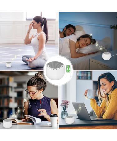 Bigmonat White Noise Sleep Aid with Remote Control | 70 Soothing Sounds & AC Adapter | Memory & Timer Functions for Insomnia Relief - Buy Online on GoSupps.com