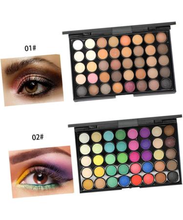 FOMIYES 40 Shadow Lustre Ladies Colors Eye Combination Multicolor Pearly Cosmetic Pallet Girls for 1 count (Pack of 1) As Shown - Buy Online on GoSupps.com