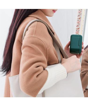 Buy FACYNDE Portable Leak-Proof Prosthesis Shell - Ethali Holder with Brush & Pickers for Artificial Teeth - Travel Friendly & Durable Green Container - Buy Online on GoSupps.com