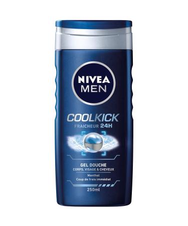 NIVEA NIVEA Men Cool Kick Gel Shower 250 ml - Lot de 4