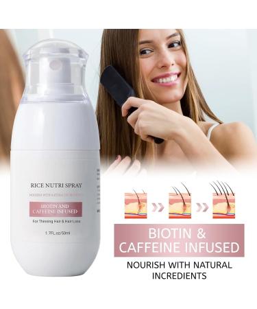 Spray anti-chute Spray nourrissant au riz Favorise la pousse des cheveux R duit la chute Rafra chit et non gras 3pcs - Buy Online on GoSupps.com