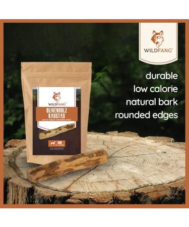 Wildfang Olive Wood Chewing Root for Dogs - Dental Care Chew Toy for Puppies up to 15kg - 3 Pack Size S - Buy Online on GoSupps.com