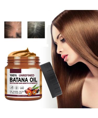 BAInuai Batana Oil Organic batana oil for healthy hair 120 ml 100 natural promotes hair growth for men and women strengthens the appearance of hair and skin