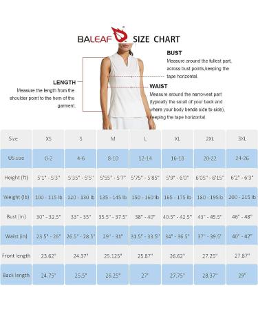 BALEAF Women's Sleeveless Golf Tennis Shirt - White - Large - Buy Online on GoSupps.com