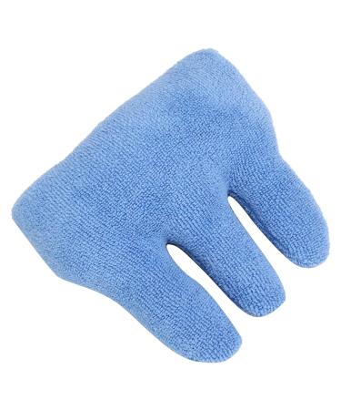 Finger Separator for Pain Relief & Comfortable Sleep | Soft Terrycloth Elastic Band | Light Blue Green & Orange | 12x12cm | One Size - Buy Online on GoSupps.com