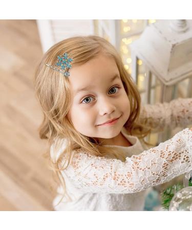 Lurrose 6pcs Snowflake Crystal Hairpins - Bridal Rhinestone Bobby Pins for Wedding, Prom & Parties - Buy Online on GoSupps.com