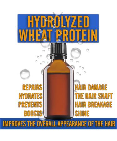 Hydrolyzed Wheat Protein Liquid 50g | 1.76oz - Microprotein for Hair, Skin, Baby Care - Deep Protection & Repair - Ideal for Shampoos & Conditioners - Buy Online on GoSupps.com