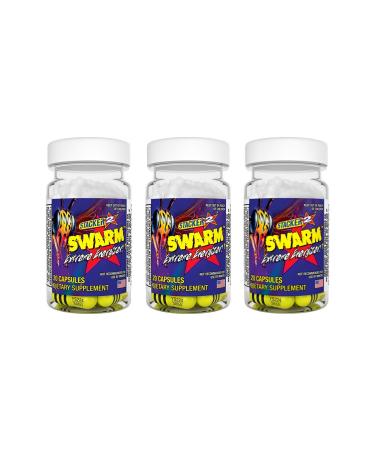 Swarm Extreme Energizer 20 Capsules (Pack of 3) - Buy Online on GoSupps.com