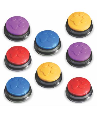 Dog buttons for communication training of the pet voice dog buttons for speech training pet speaking training response number 30 seconds dog buttons for pets-8 pieces of new dog buttons-8PCs - Buy Online on GoSupps.com