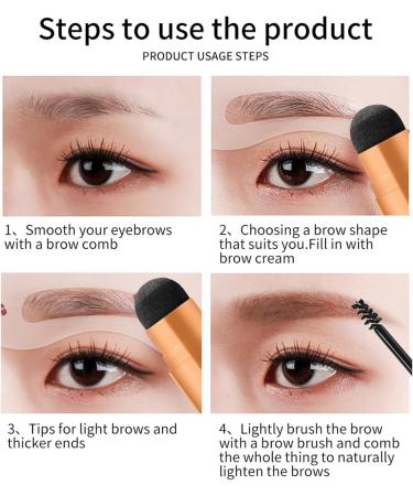  Niesel Powder eyebrow makeup | 3g waterproof eyebrow powder - Waterproof stencil with brush for beginners lazy people women dates parties events - Buy Online on GoSupps.com