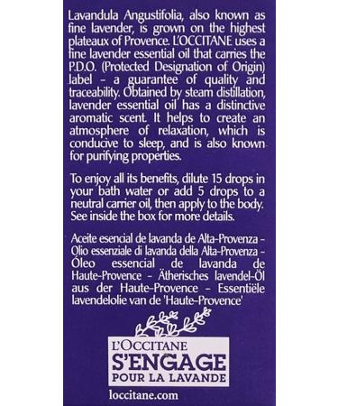 L'Occitane Lavender Essential Oil 0.16 Fl Oz - Haute-Provence | Pure & Natural - Buy Online on GoSupps.com