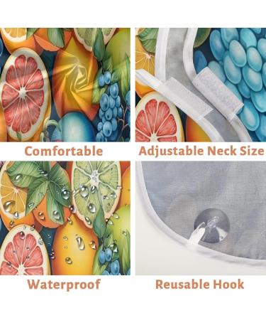 Blueberry Lemon Strawberry Beard Bib Apron - Men's Beard Hair Catcher for Shaving | Perfect Father's Day & Christmas Gift for Dad & Husband - Buy Online on GoSupps.com