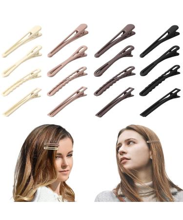 NiAMAi Metal Duck Billed Hair Clips - 16 PCS for Styling & Makeup | Sectioning Accessories for Women & Girls - Buy Online on GoSupps.com
