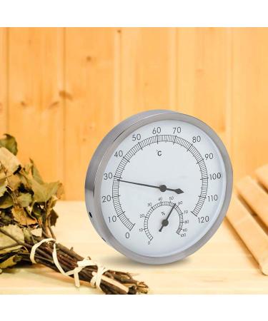Buy Nachukan 2-in-1 Stainless Steel Thermometer & Hygrometer for Sauna Rooms | Indoor Thermohygrometer Accessories - Buy Online on GoSupps.com
